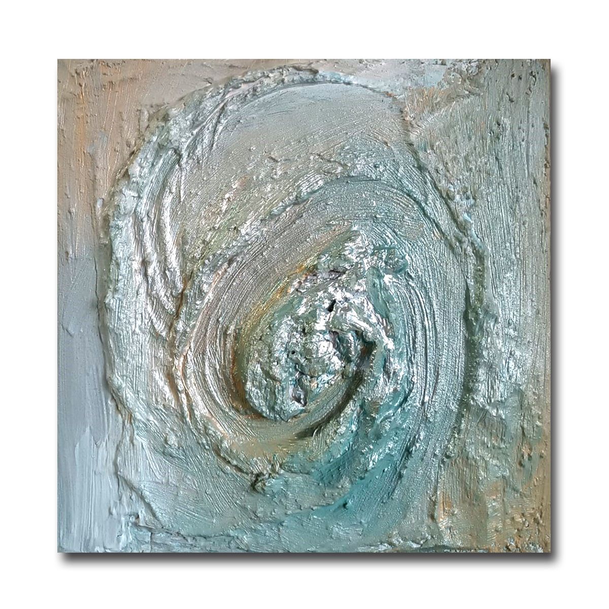 La Ola, Colección Emotionalart. Técnica mixta sobre tela.40x40cm.